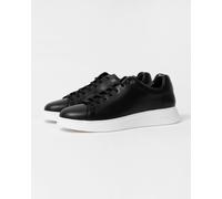 BOSS Orange Bulton Runn Mens Polished Leather Trainers With Rubber Outsole NOS - Black 001 - Black 001 - UK13 EU47 US14