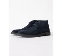 BOSS Orange Calev Mens Suede Desert Boots - Dark Blue 401