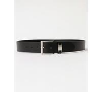 BOSS Mens Connio Branded-keeper belt in Italian leather
