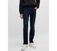 BOSS Orange DELAWARE BO Mens Slim Fit Comfort-Stretch Jeans - Dark Blue 406 - Dark Blue 406 - W30 L32