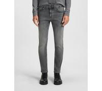 BOSS Orange Delaware Delaware Mens Slim-Fit Jeans in Grey Soft-Motion Denim - Medium Grey 038 - Medium Grey 038 - W34 L34
