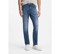 BOSS Orange Delaware Slim-Fit Jeans in Soft-Motion Denim - Medium Blue 422