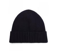 BOSS Mens Fati Logo-Label Beanie hat in Virgin Wool