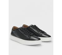BOSS Orange Gary Tenn Mens Leather Low-Top Trainers with Branded Lace Loop NOS -