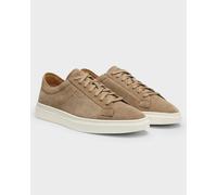 BOSS Orange Kieran Mens Suede Trainers with Embossed Logo - Medium Beige 260 - Medium Beige 260 - UK9 EU43 US10