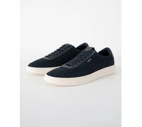 BOSS Orange KieranMens Lace-Up Trainers with Knitted Uppers and Leather Trims - Dark Blue 401 - Dark Blue 401 - UK8 EU42 US9
