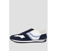 BOSS Orange Levon Runn Nylon Mix Trainers, Blue, Size 7, Men Blue