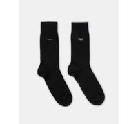 BOSS Orange Mens 2-Pack Iconic Logo Socks - Black 001 - Black 001 - UK6-12 EU40-46 US7-13