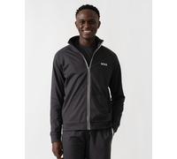 BOSS Orange Mens Authentic Zip Loungewear Jacket 50545564 - Dark Grey 021