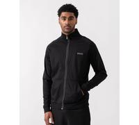 BOSS Orange Mens Authentic Zip Loungewear Jacket - Black 004