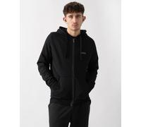 BOSS Orange Mens Authentic Zip Up Loungewear Hoodie 50545573 - Black 004