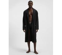 BOSS Orange Mens Cotton Jersey Dressing Gown - Black 001 - Black 001 - L