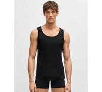 BOSS for man. 50542132 Pack of 3 black Classic T-shirts (XL), Homewear, Cotton, Sleeveless / Straps