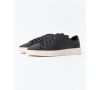 BOSS Orange Mens Kieran Low Top Trainers in Leather with Embossed Logo - Black 001 - Black 001 - UK10 EU44 US11