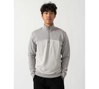 Men's Boss Tracksuit Half Zip Light Pastel Grey - Size: SIZE xl
