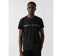 BOSS Orange Mens Metallic Stripe Logo T-Shirt - Black 005 - Black 005 - M