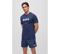 Boss Orange Mens RN Center Logo T-Shirt 50491706 - Navy Cotton - Size Large