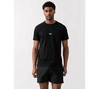 BOSS Bodywear Rn Slim Fit Stripe T-Shirt, Black, Size M, Men Black