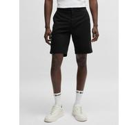 BOSS Orange Mens Slim Fit Chino Shorts in Stretch Cotton Twill - Black 001