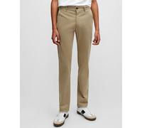 BOSS Mens Chino Slim Slim-fit Chinos in Stretch-Cotton Satin