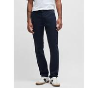 Hugo Boss Men's Chino Chino_slim - Slim-fit Stretch-Cotton Satin - Dark Blue 32/34