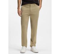 BOSS Orange Mens Tapered-Fit Chinos in Stretch-Cotton Satin - Light/Pastel Brown 239 - Light/Pastel Brown 239 - W38 L30