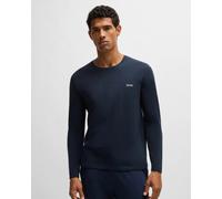 BOSS Mens Mix&Match LS-Shirt R Embroidered-logo T-shirt in stretch cotton