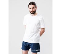 Boss Orange Mix&Match Mens Loungewear T-Shirt - White Cotton - Size X-Large