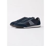 BOSS Orange Nitan Mens Low-Top Trainers with Structured Trims - Open Blue 462
