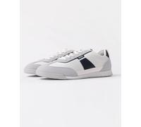 BOSS Orange Nitan Mens Low-Top Trainers with Structured Trims - Open White 140