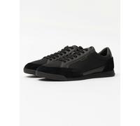 BOSS Orange Nitan Mens Low-top trainers with suede and faux leather - Black 005 - Black 005 - UK10 EU44 US11