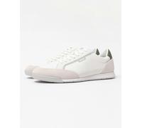 BOSS Orange Nitan Mens Low-top trainers with suede and faux leather - Open White 143 - Open White 143 - UK7 EU41 US8
