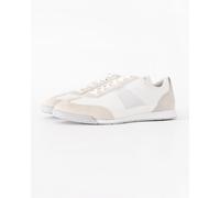 BOSS Orange Nitan Mens Mixed Material Trainers with Ridged Outsole - White 100