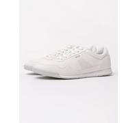 BOSS Orange Nitan Nappa-Leather Trainers With Gold Branding - White 100