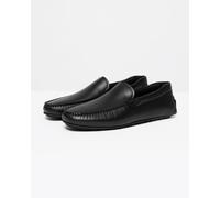 Boss Orange Noel Mens Nappa Leather Moccasins with Driver Sole and Full Lining - Black - Size UK 10