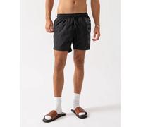 BOSS Orange Octopus Mens Contrast Logo Swim Shorts in Quick-Drying Fabric - Dark