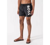 Boss Men's Octopus Swim Shorts with Bold Branding M Black
