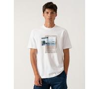 BOSS Orange Ontheway Mens Graphic Print T-Shirt - White 100 - White 100 - M