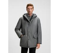 BOSS Orange Osiass Mens Water Repellent Jacket with Contrasting Trims - Black 001 - Black 001 - 52/XL