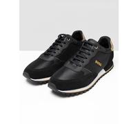 Boss Orange Parkour-L Mixed Material Runner Mens Trainers - Black Suede - Size UK 6