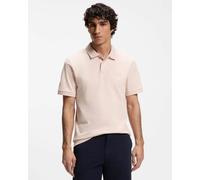 BOSS Orange Passenger Mens Stretch-Cotton Slim-Fit Polo Shirt with Logo Patch -