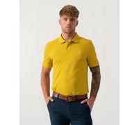 BOSS Orange Passenger Mens Stretch-Cotton Slim-Fit Polo Shirt with Logo Patch - Medium Yellow 721 - Medium Yellow 721 - M