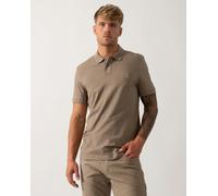 BOSS Orange Passenger Mens Stretch-Cotton Slim-Fit Polo Shirt with Logo Patch -