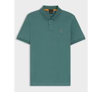 BOSS Stretch-cotton slim-fit polo shirt with logo patch - Style Passenger, 50507803 Green M