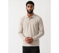 BOSS Orange Passerby Mens Long Sleeve Stretch-Cotton Polo Shirt with Logo Patch