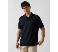 BOSS Orange Pe Interlock Mens Polo Shirt with Logo Print - Dark Blue 404 - Dark Blue 404 - XL