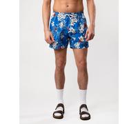 Boss Orange Piranha Mens Tropical Print Quick-Drying Swim Shorts - Medium Blue - Size Medium