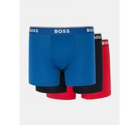 BOSS Orange Power Three Pack Mens Stretch Cotton Boxer Briefs With Logos NOS - Open Miscellaneous 962 - Open Miscellaneous 962 - L