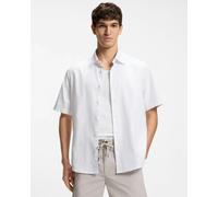BOSS Orange Rash 2 Mens Short Sleeve Shirt - White 100 - White 100 - L