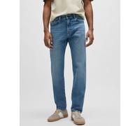 Boss Orange Re Maine Mens Regular Fit Jeans in Blue Comfort-Stretch Denim NOS Cotton - Size 36W/32L